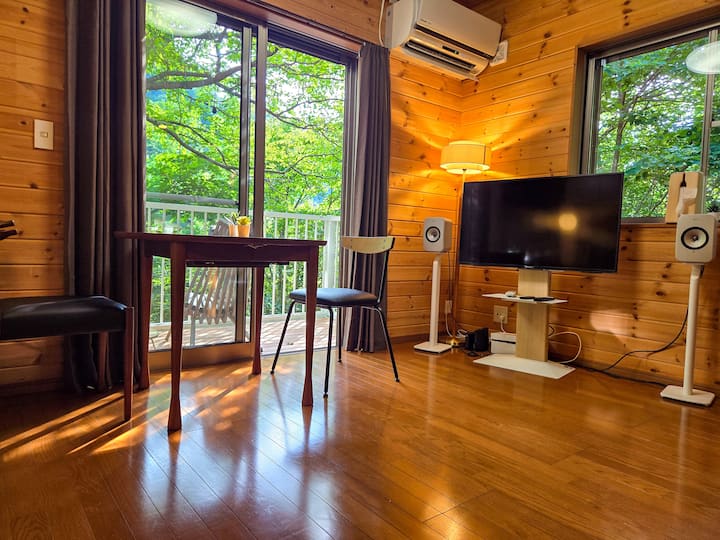 【Newly Open】cozy Little Log-house/kefspeaker/bbq - Atami
