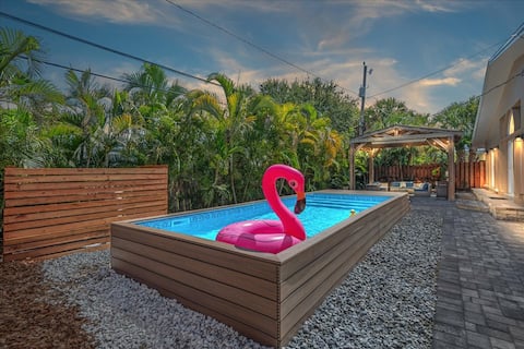 2 Min Beach | Heated Pool - GameRoom | 7 Bed | BBQ