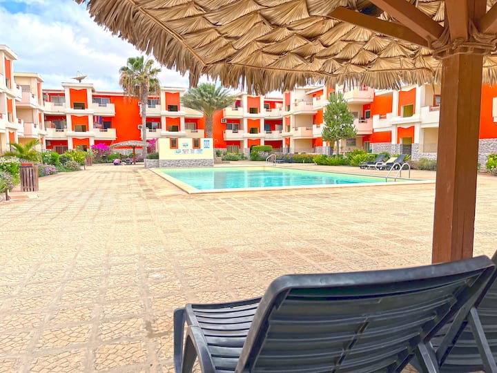 D12c Bright Cozy Apt Near Beach - Cabo Verde