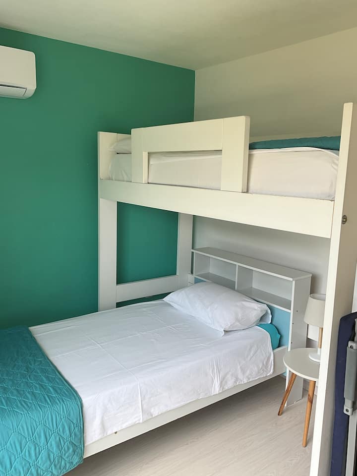 Second bedroom (bunkbed/two beds); first floor