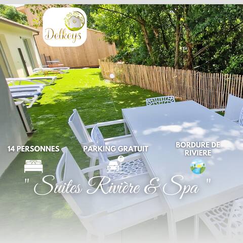 River & Spa Suites – Modern Villa for 15