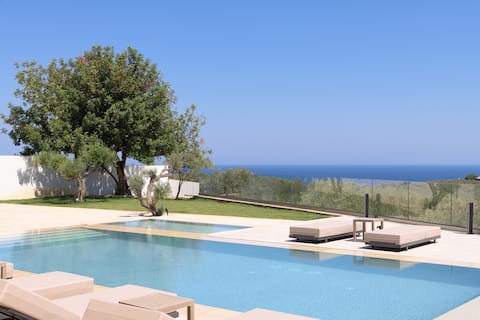 Elia Villa, with Pool, SeaViews & Iconic Design