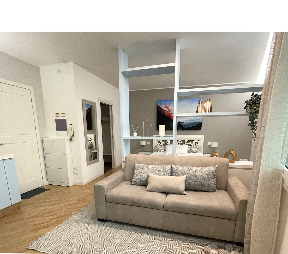 Kitanda cha sofa sebuleni