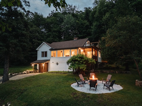 Sand & Snow:Luxury Lakefront Retreat-Spa/Beach-Ski