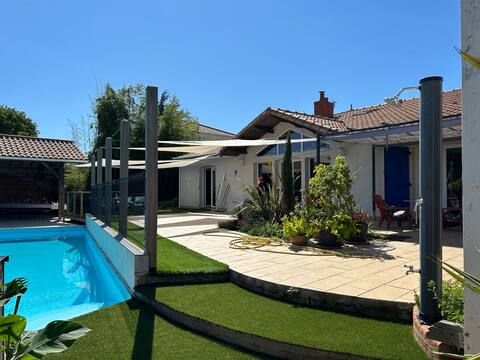 Large house with pool