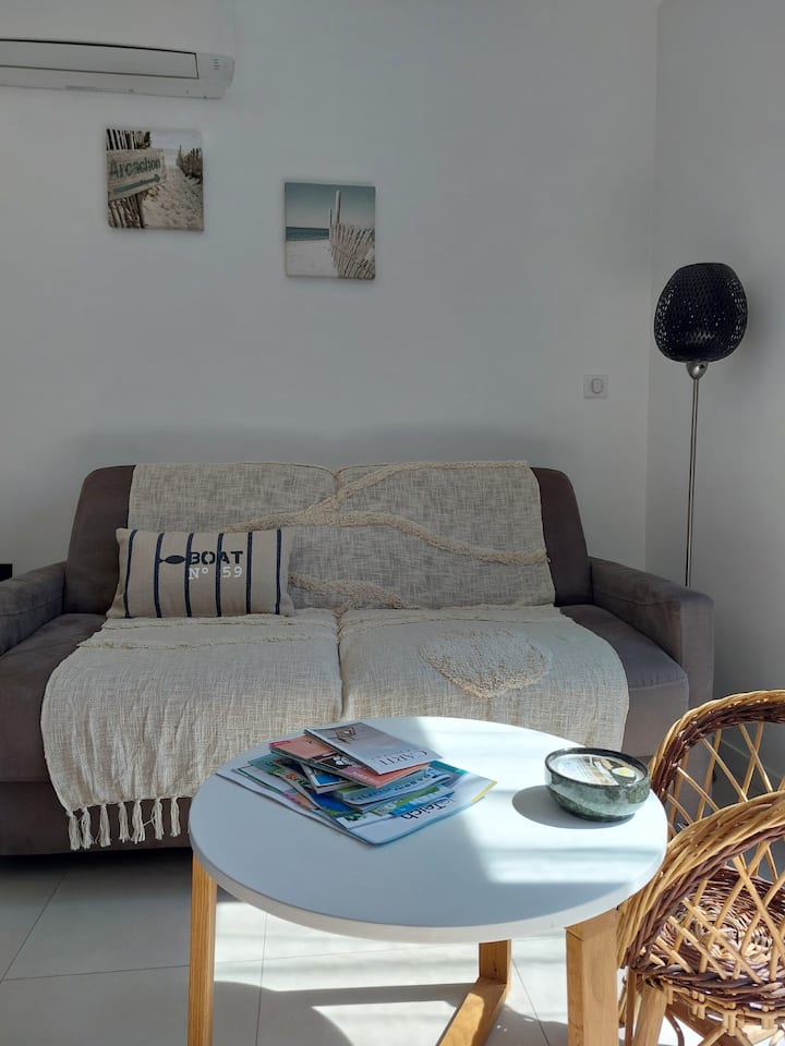 Le Teich studio avec extérieur quartier balanos