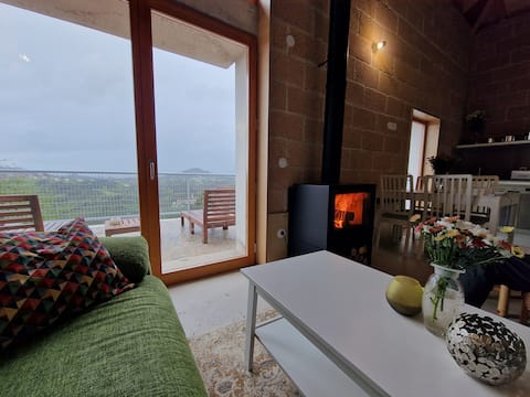 Popular Airbnb listing: Rosária. Cosy Private, Great Views, Cool in summer in Leiria