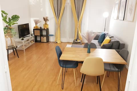 Charming 3-room renovated with terrace