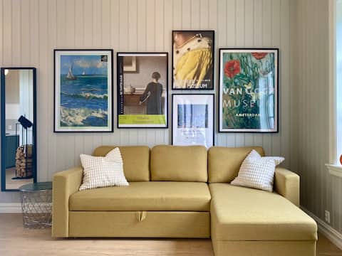 Successful Airbnb property: Cozy apartment with parking in a downtown neighborhood in Drammen