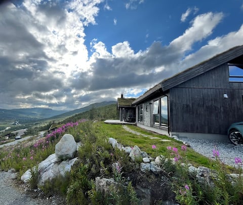 Large, cozy mountain cabin