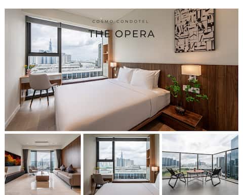 Skyline Luxe: Premier 2BR+, Amazing View D2 Opera