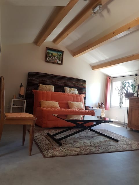 Annonce Airbnb populaire: 45 m2 with roof terrace à Hôpitaux Facultés