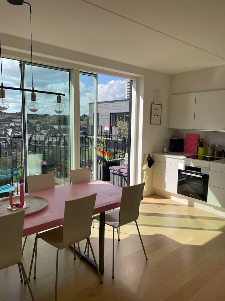 Beautiful view of Danish Penthouse For Rent Copenhagen
