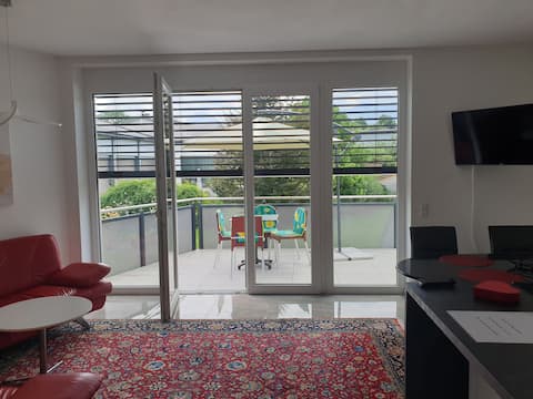 Beliebte Airbnb-Anzeige: Modern terrace apartment in Finkenstein Am Faaker See