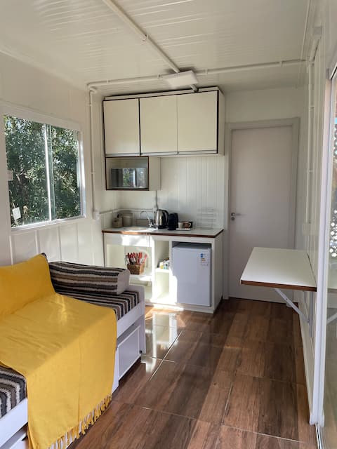 Imóvel de sucesso: Luxury container house / wood-burning stove / fireplace / pool em Campinas