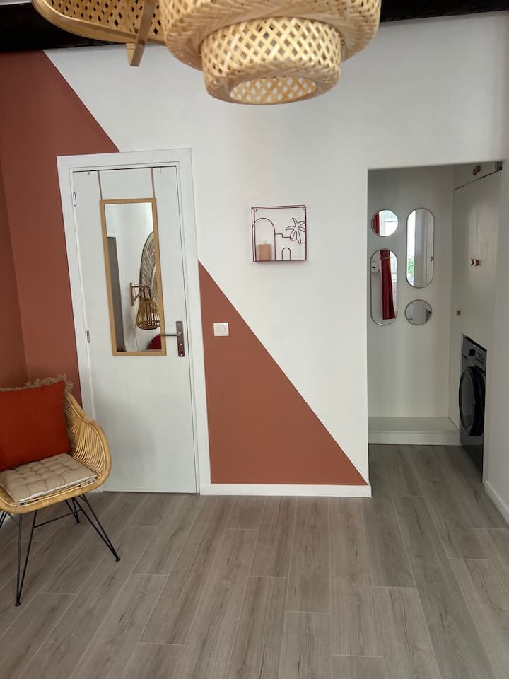 Studio Climatisé Bohème Chic - Beaulieu-sur-Mer