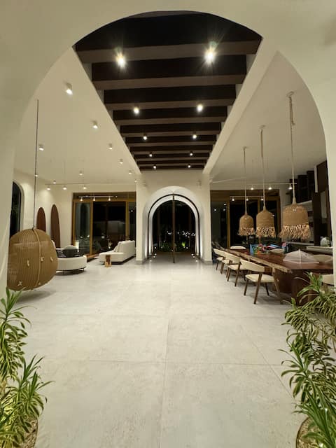 Beachfront villa in the dominican republic