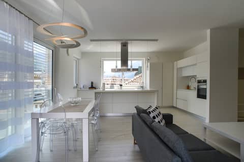 Talvera Penthouse - 125 sqm with garage in downtown Bolzano
