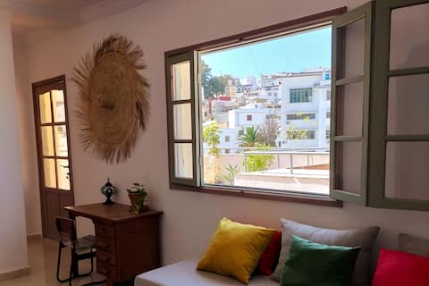 Successful Airbnb property: Bright apartment in Tangier with terrace in Médina