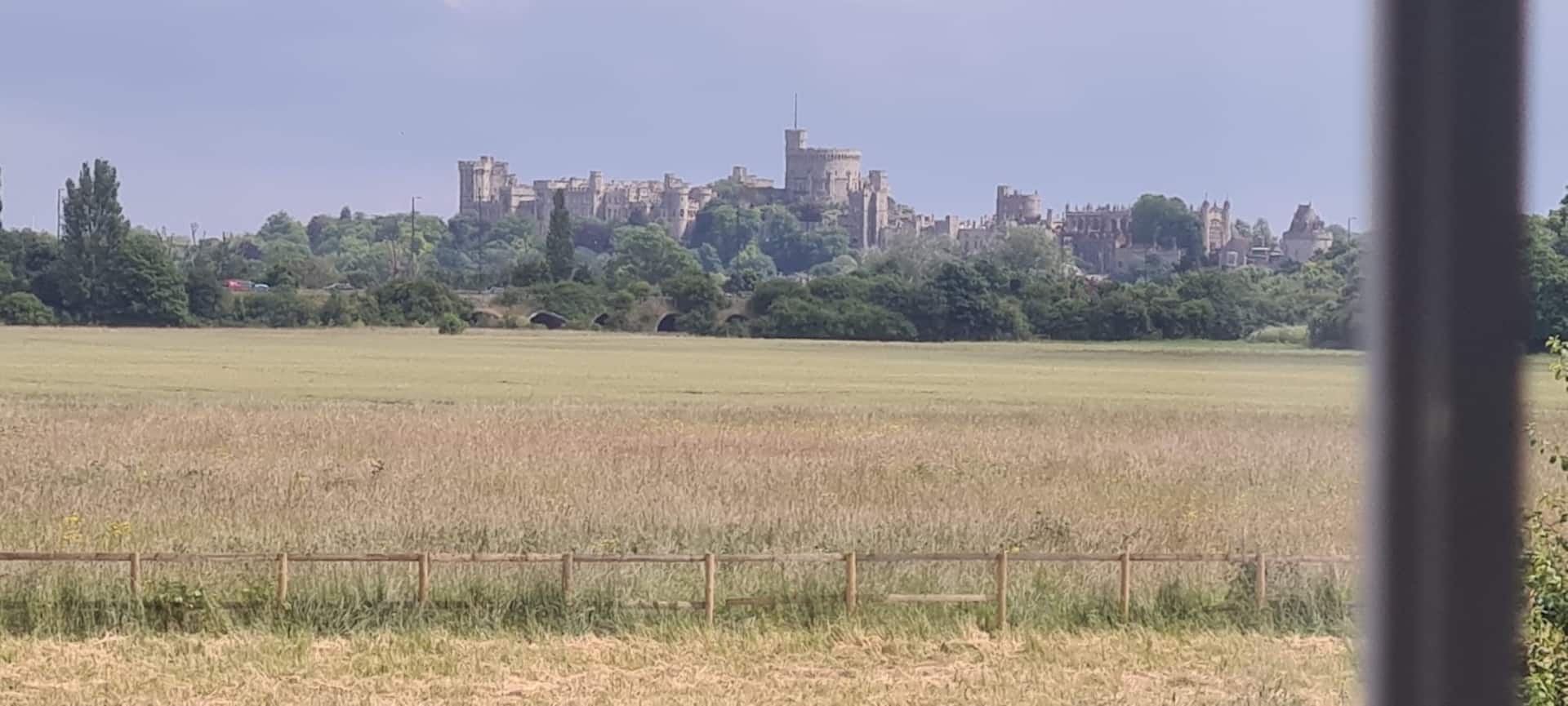 Family home, view of Windsor Castle