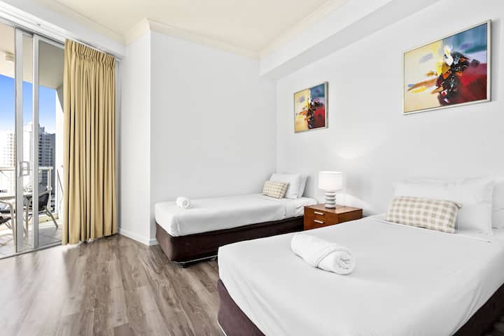 Dormitorio 3, 2 camas individuales.