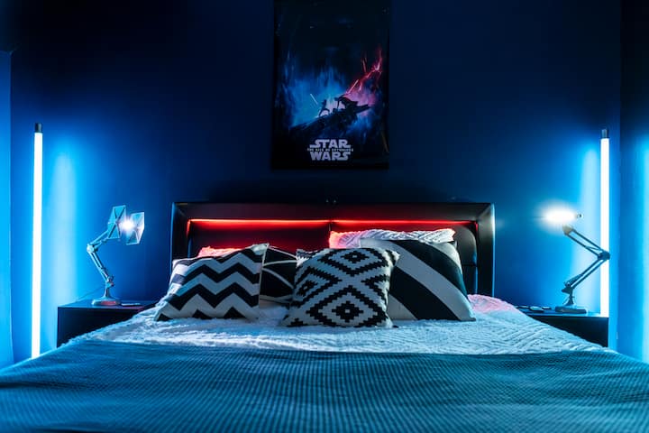 غرفة النوم الرئيسية في حرب النجوم