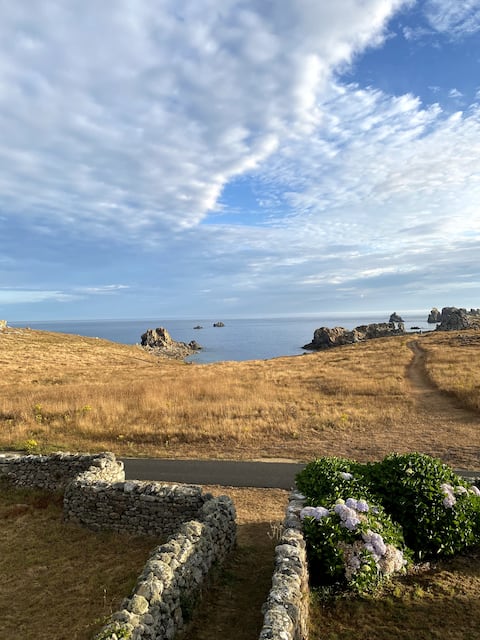 Quiet house with ocean views.