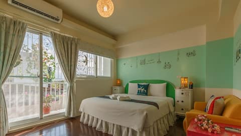 Hualien Sweet Rainbow Homestay ~ Dongdaemun Night Market is a 3-minute walk, the Pacific Ocean is our neighbor (only one group of guests, free parking space, free bicycle)