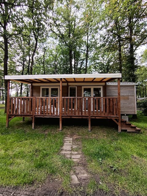 Airbnb performant: MH EMAII 6 people, 3 bedrooms, Air-conditioning, TV, covered terrace. à Vendée