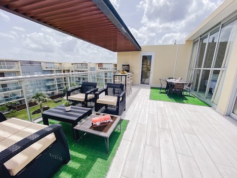 420+520 Nuevo penthouse, private Jacuzzi up to 10p