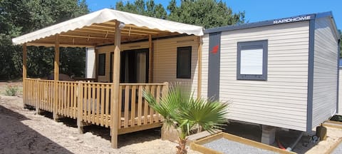 Mobile home in the heart of the Landes