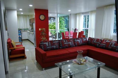 Apartment with Jacuzzi, Wifi, Fracc.