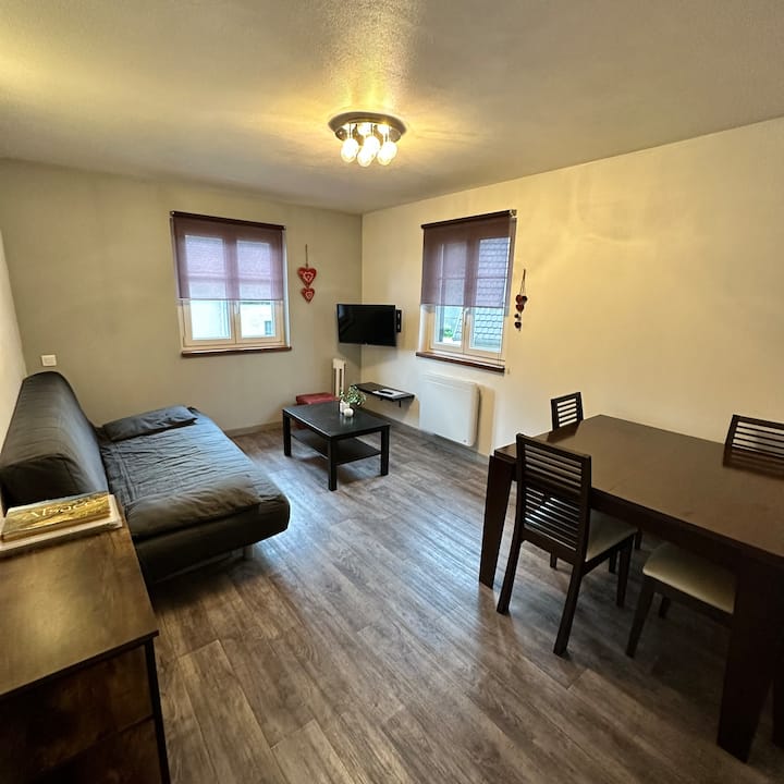 غرفة معيشة - غرفة معيشة بسرير أريكة