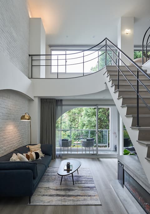 [Qingjing Homestay] 305 Terrace High Ceiling Four-person Middle Floor ~ Green Grassland, Qingjing Fa