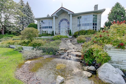 Waterfront house