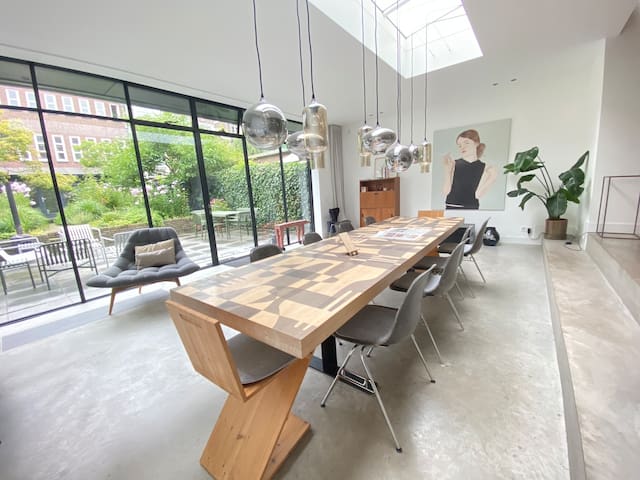 Luxe design benedenhuis + zonnige tuin