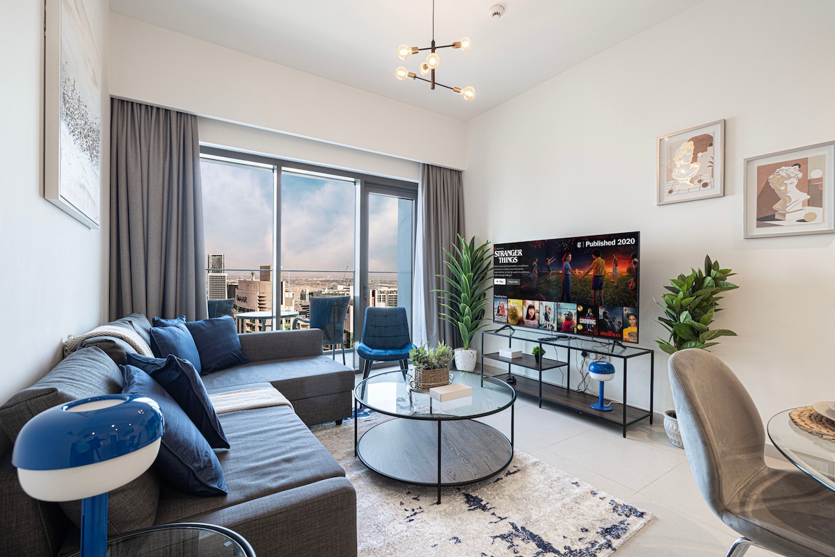 Top Airbnb: Pool / Park / Gym / King Bed / 5 min to Dubai Mall a Dubai