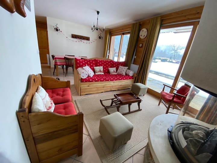 4 Pers. Chaleureux Au Pied Des Télécabines - Samoëns
