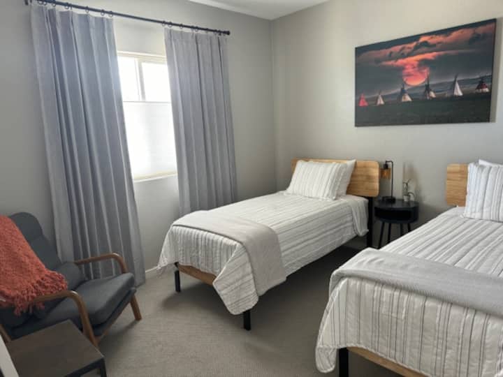  Chambre 3: 2 lits jumeaux