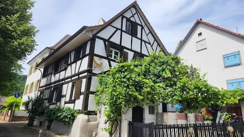 400-year-old half-timbered house