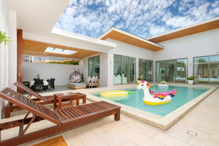 [Chinese Preferred] [Daily Cleaning] Ocean Star Garden Pool Four Bedroom Villa Super Large Private Space Spacious And Comfortable Easy To Get Around - Phuket