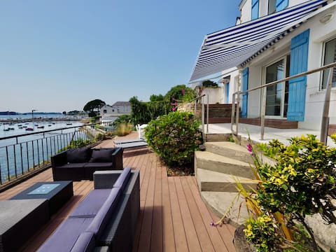 Beachfront – Private beach access – Île Berder