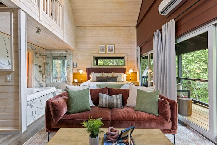 Luxury Treehouse, Sauna, Wellness Loft - Cabins for Rent in