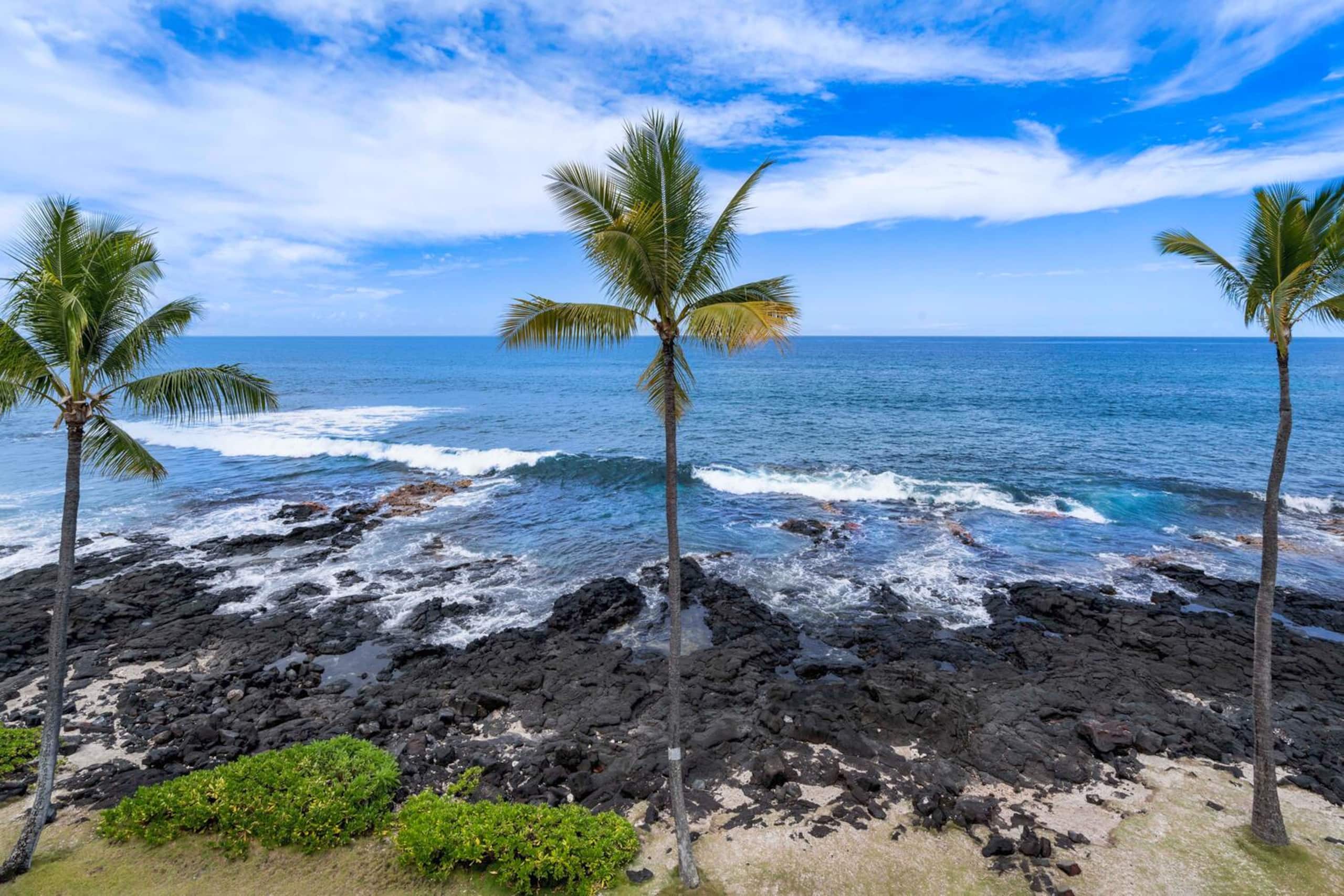 WOW! Kona Reef D36-Direct Oceanfront-Top Floor:A/C - Image 43