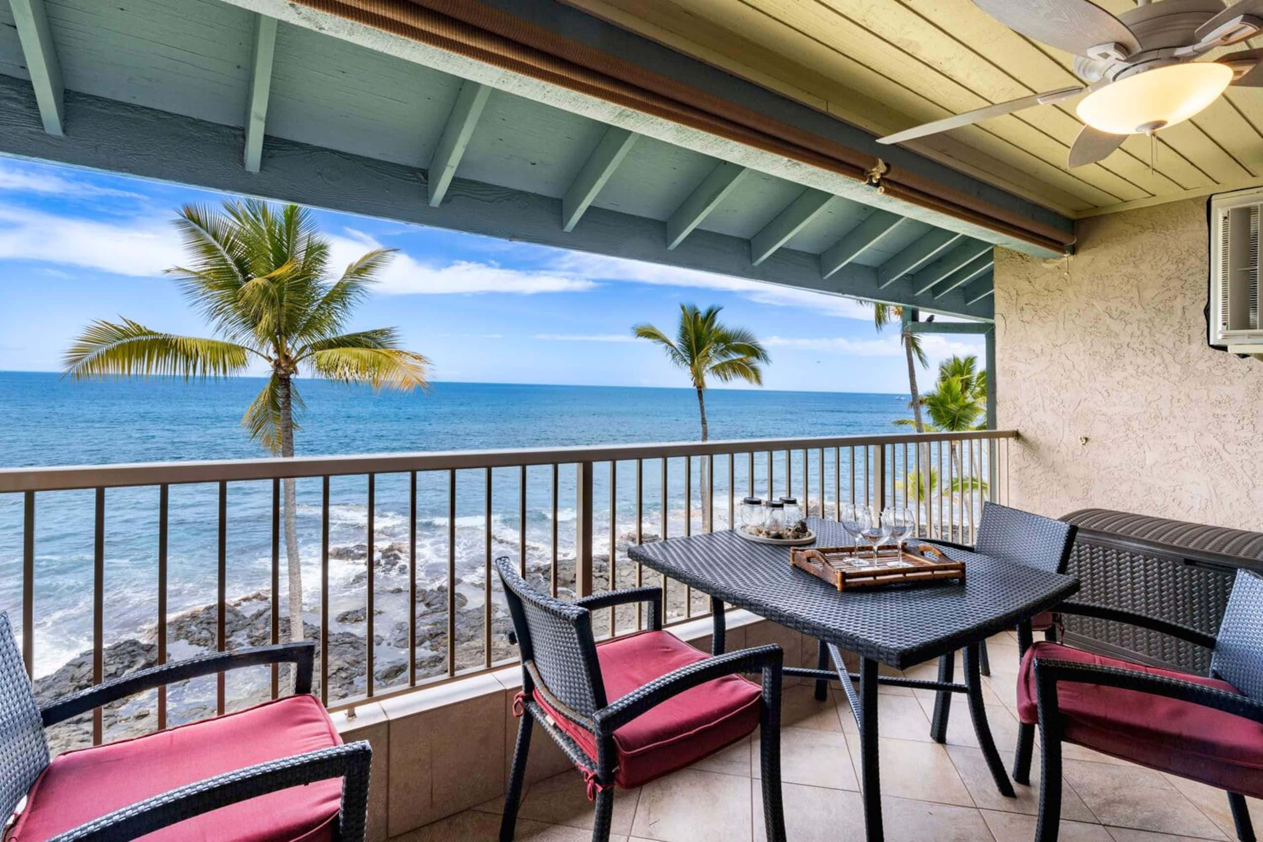 WOW! Kona Reef D36-Direct Oceanfront-Top Floor:A/C - Image 26