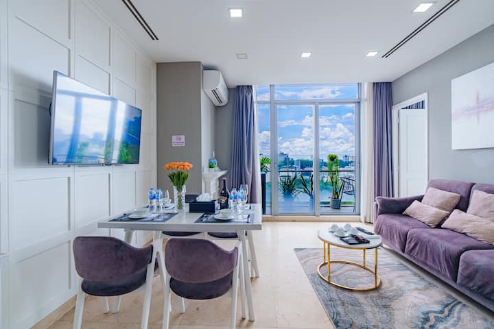 Family Apartment 4 Beds Ben Thanh Tower - 호찌민시