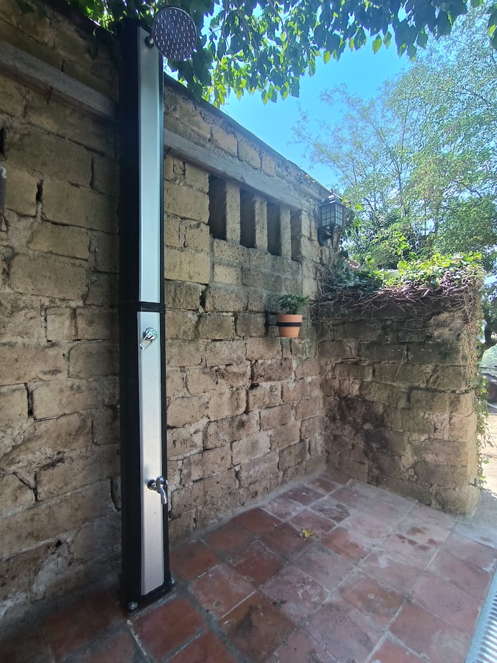 Casa Pavone exterior stone building
