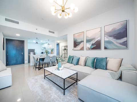 Top Airbnb: Sleek 2 Bed in Sports City in Al Hebiah Fourth