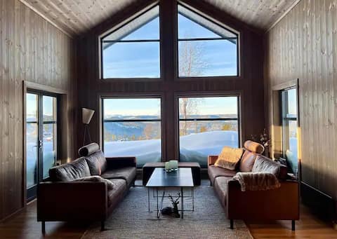 Successful Airbnb property: Large cabin with panoramic views and jacuzzi in Nesbyen