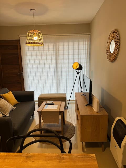 A bright and warm apartment